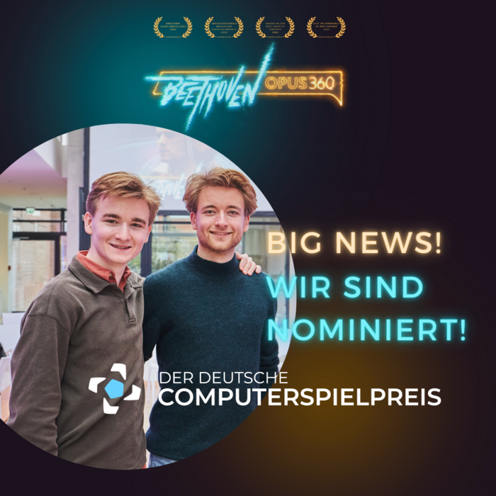 Nominierung unseres Förderpartners agon e. V. f. d. deutschen Computerspielpreis @agon e. V. 