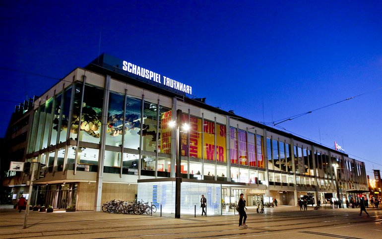 Fassade Schauspiel Frankfurt; Foto: Birgit Hupfeld
