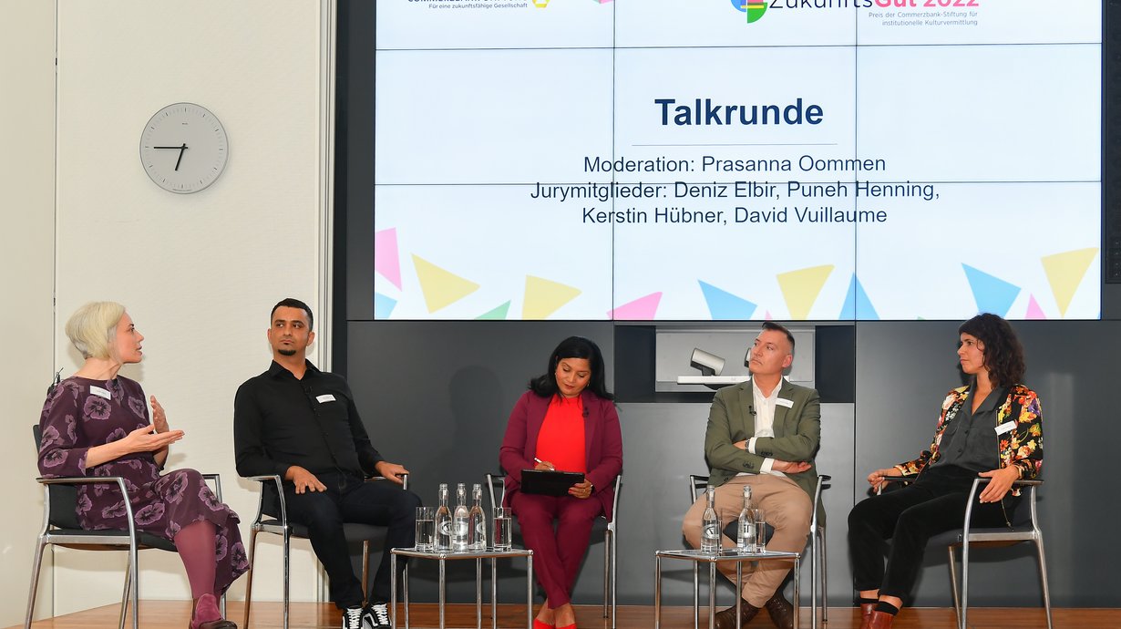 Talkrunde mit Jury / Foto: Jörg Puchmüller