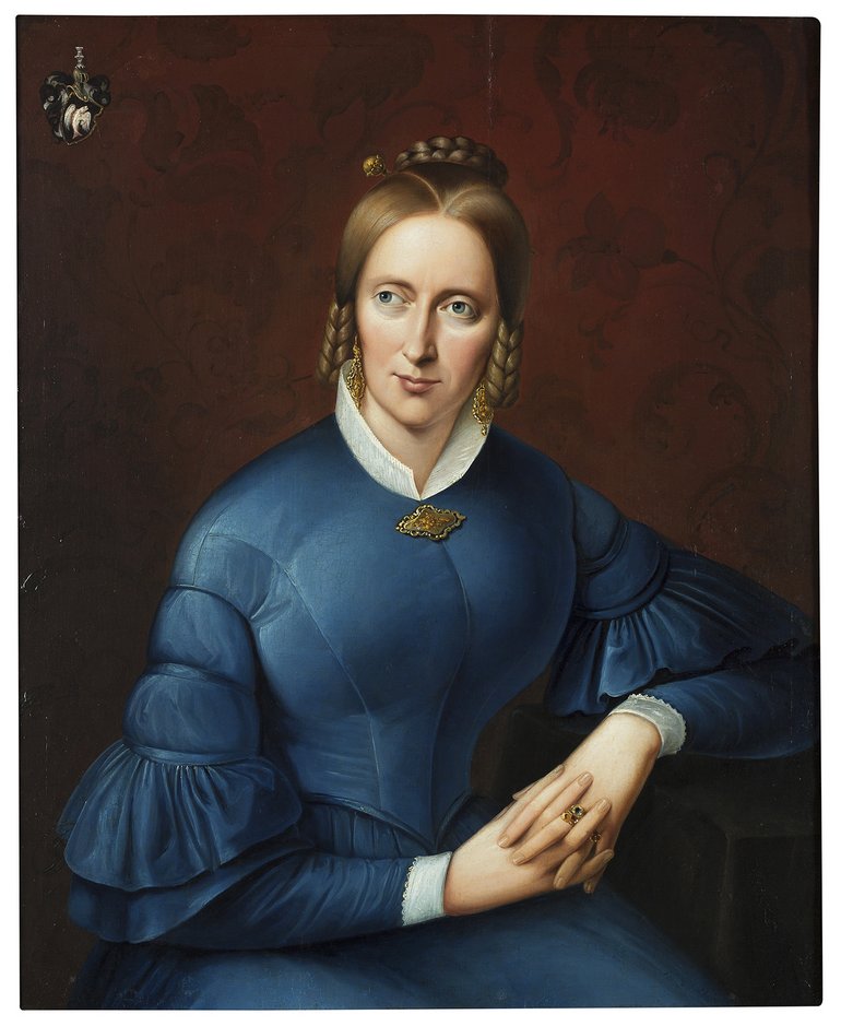 Annette von Droste-Hülshoff / Portrait ©Johann Joseph Sprick 1838 / Foto ©Hanna Neander